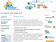 Tablet Screenshot of inklusive-medienarbeit.de
